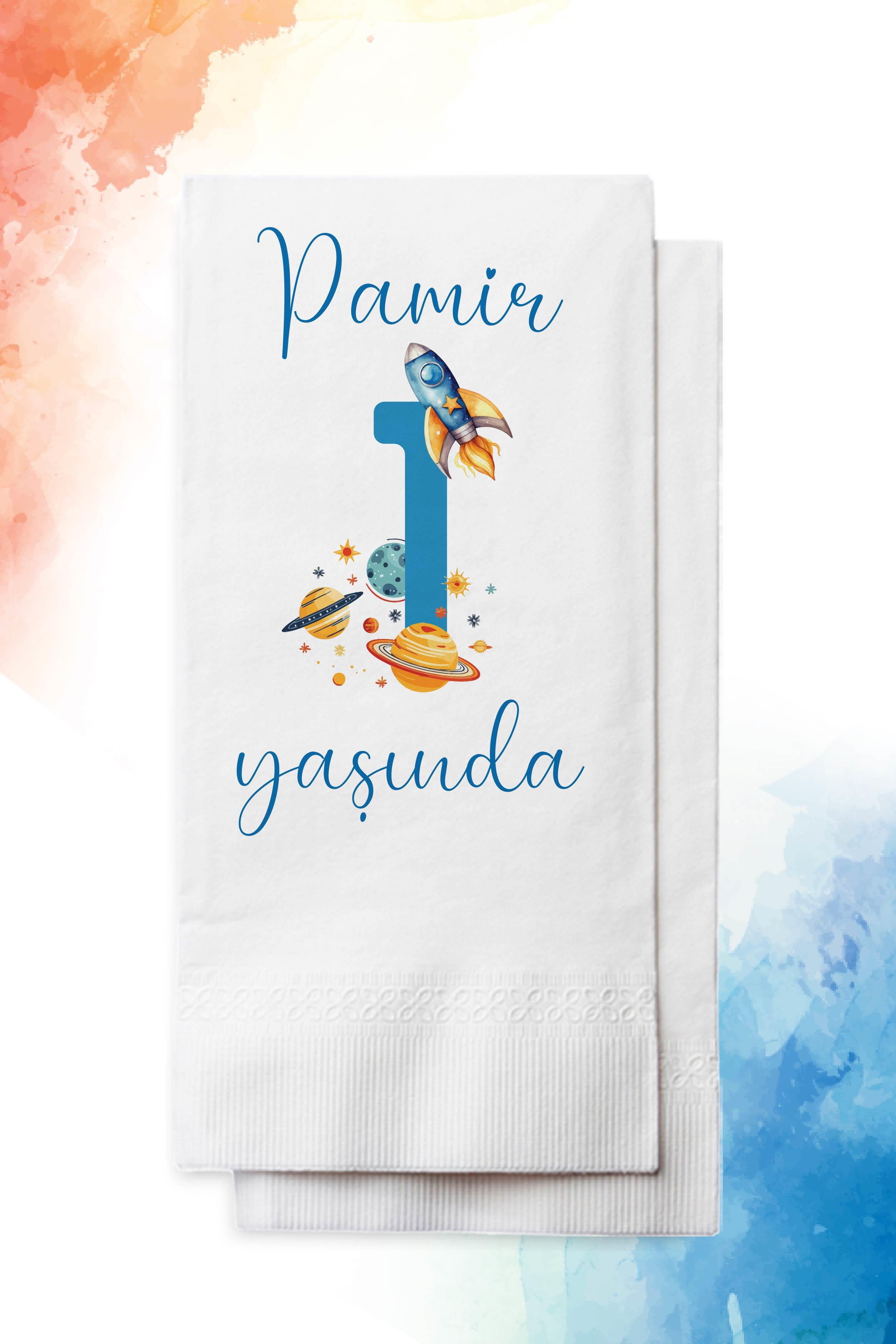 Galaksi Temalı Doğum Günü  Peçetesi | PGBT112