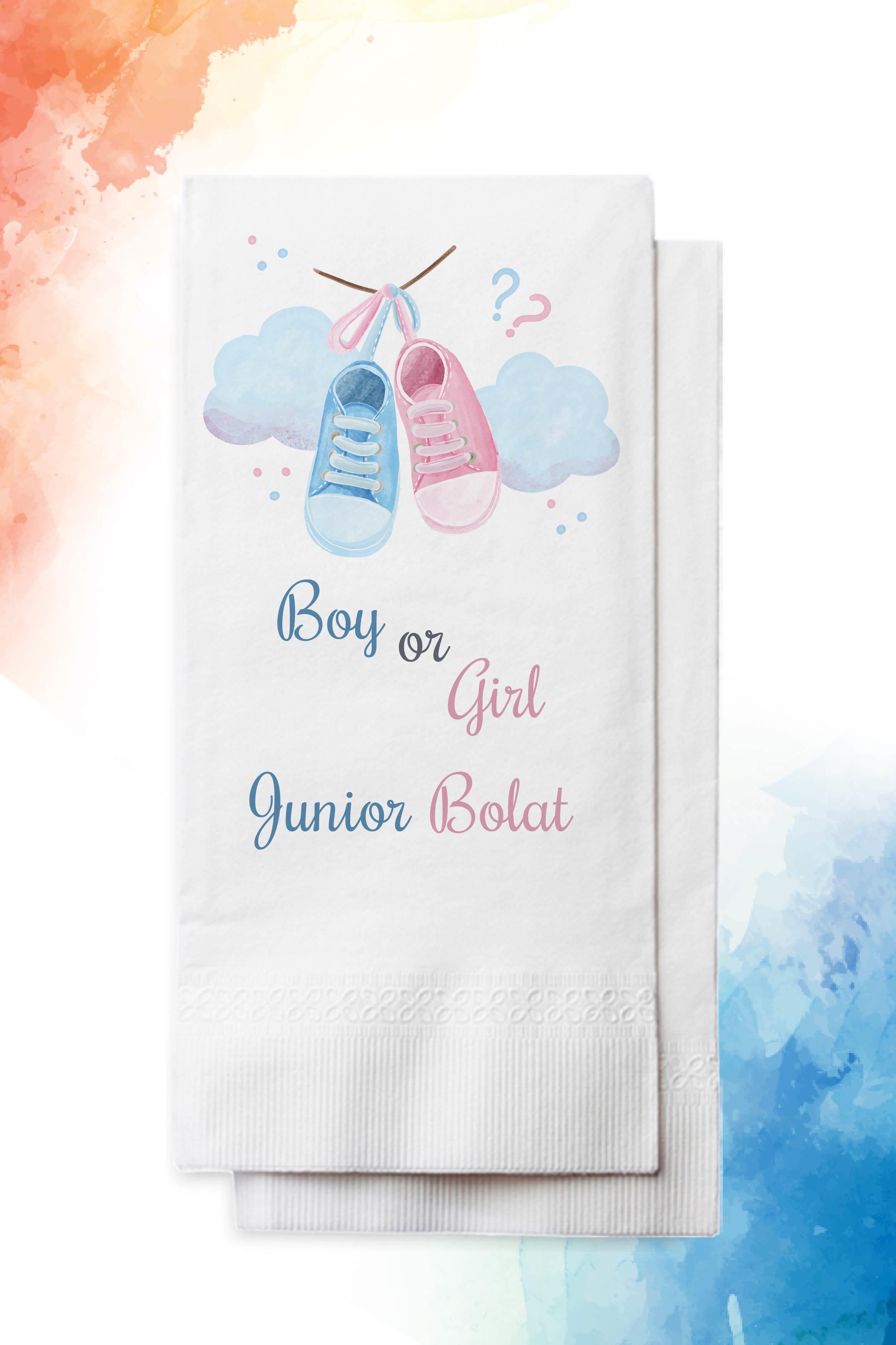 Patik Cinsiyet Parti Peçete | PGBT87