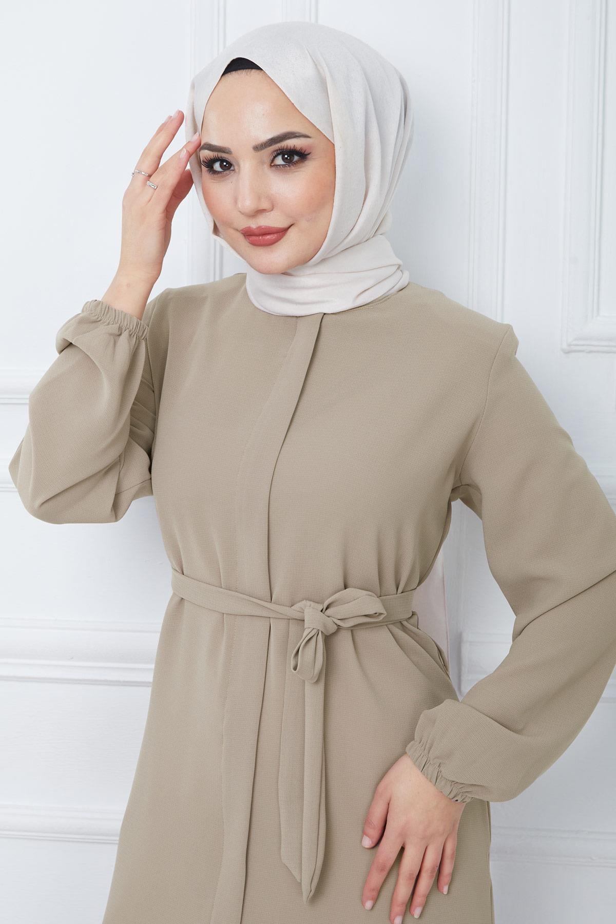 Gizli Patlı Kuşaklı Ferace Bej SS2361