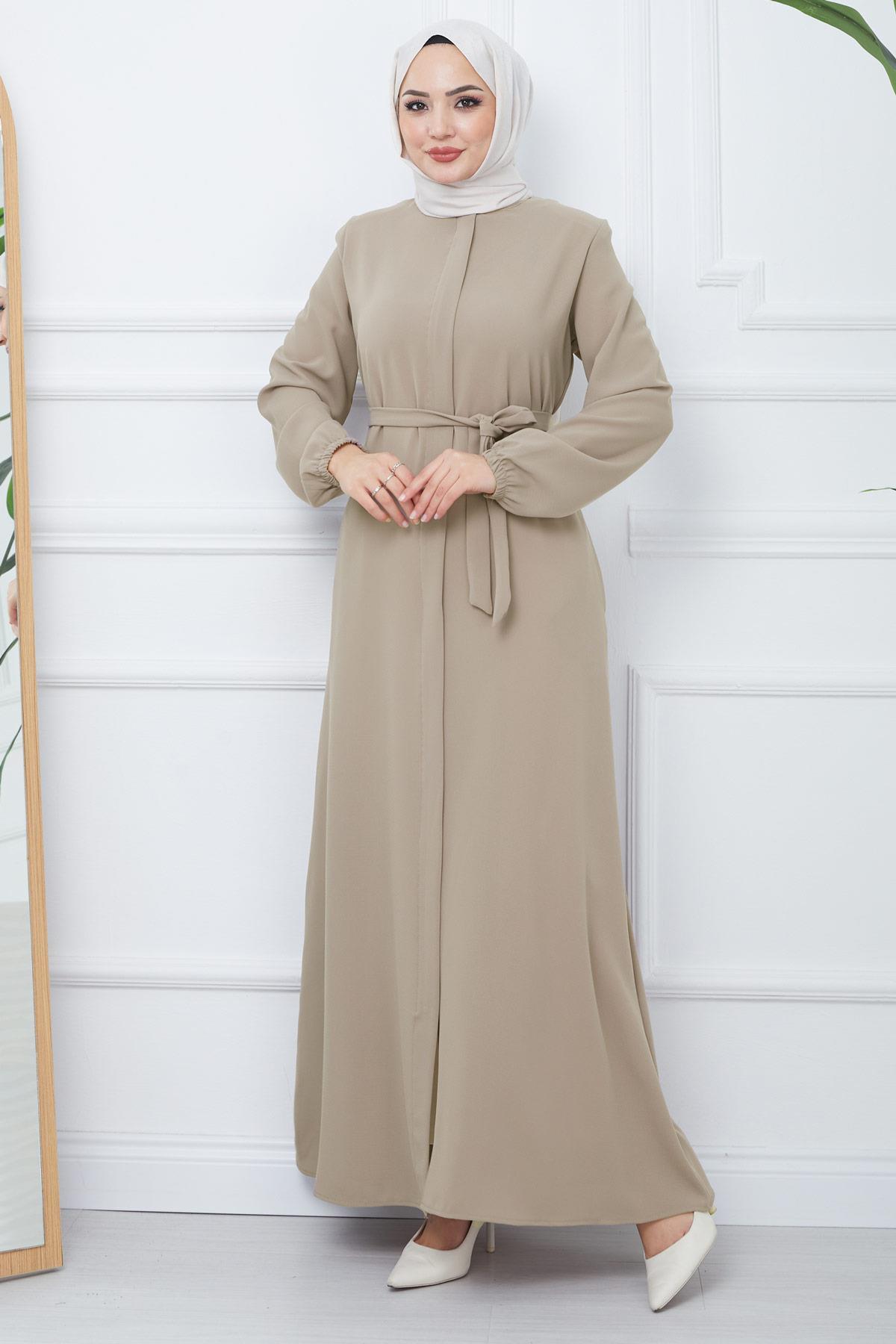 Gizli Patlı Kuşaklı Ferace Bej SS2361