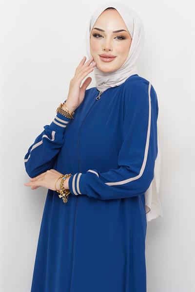 Çizgi Detaylı İndigo Ferace SS2035