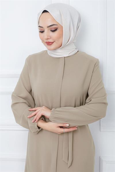 Gizli Patlı Kuşaklı Ferace Bej SS2361
