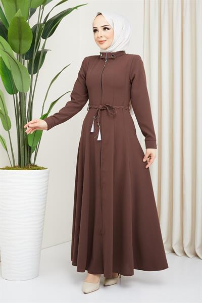 Pileli Mevlana Ferace Kahverengi SS2057