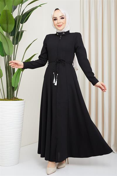 Pileli Mevlana Ferace Siyah SS2057