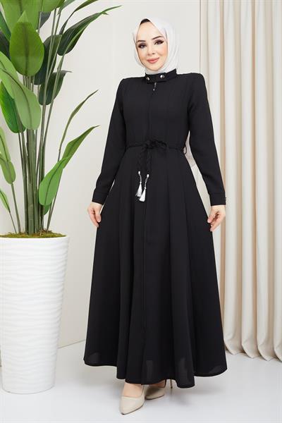 Pileli Mevlana Ferace Siyah SS2057