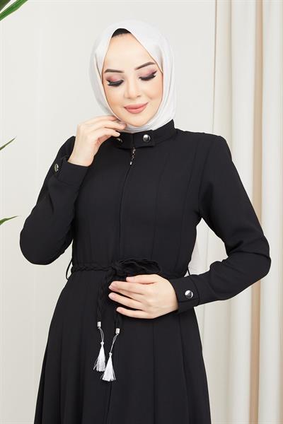 Pileli Mevlana Ferace Siyah SS2057