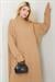 Balıkçı Yaka Triko Elbise SS2619 Camel