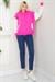 Bomber Yaka Çıtçıtlı Triko Hırka SS2615 Pembe