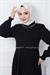 Nakışlı Mevlana Ferace Siyah HM2359