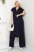 Pantolonlu Triko Takım Lacivert SS2585