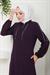 Şeritli Spor Ferace Mürdüm HM2483