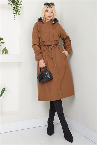 Allerli İçi Kürklü  Mont Taba SS2330