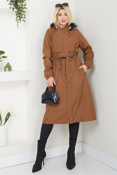 Allerli İçi Kürklü  Mont Taba SS2330