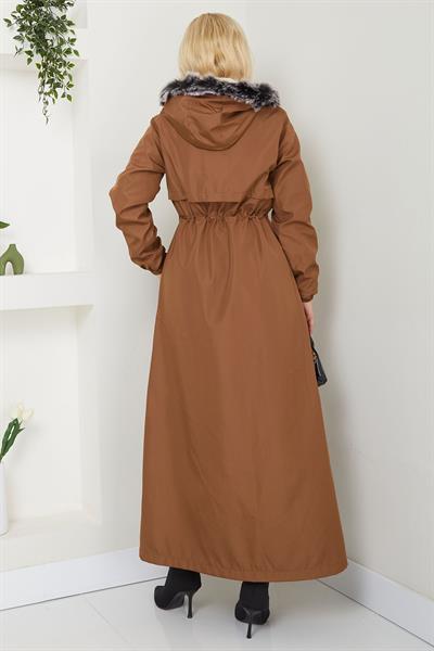 İçi Kürklü Tam Boy  Mont Taba SS2331