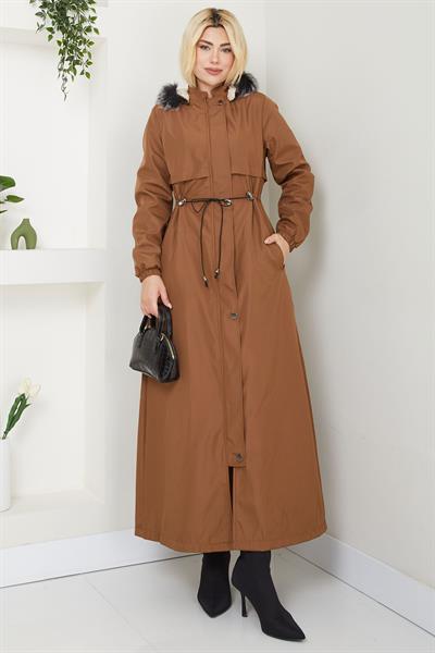 İçi Kürklü Tam Boy  Mont Taba SS2331