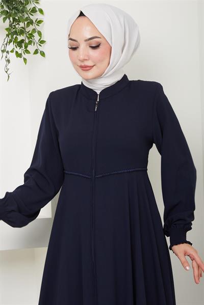 Kolu Gipeli Nakış Detaylı Mevlana Ferace Lacivert HM2484