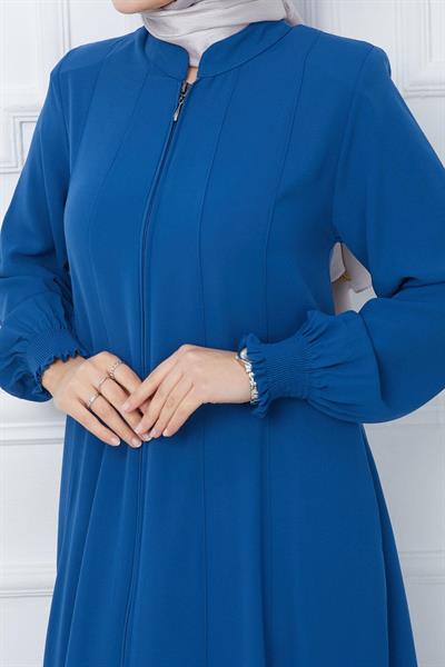Parçalı Mevlana Ferace İndigo HM2362