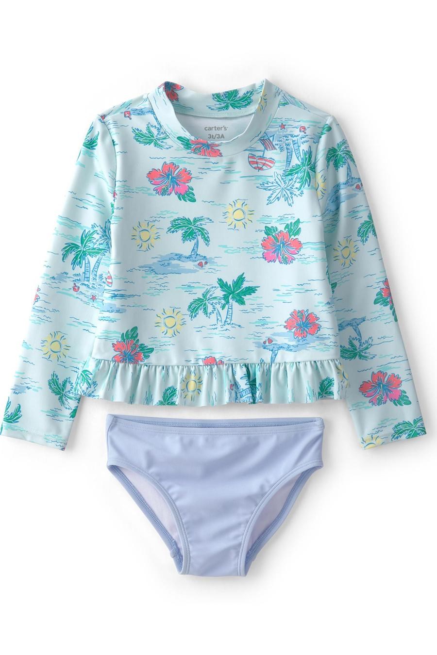 Carters Küçük Kız Çocuk Güneş Koruyucu Mayo Set