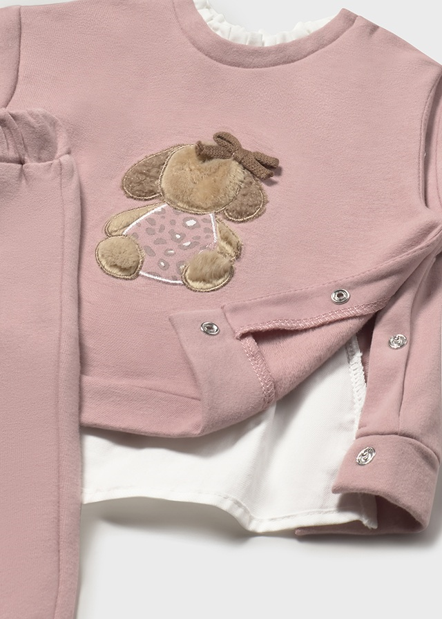 Mayoral Yenidoğan Kız Sweatshirt 2Li Takım