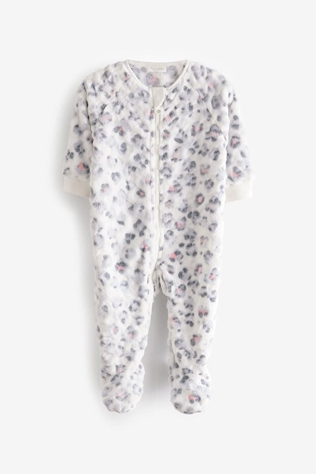 Next Baby Kız Bebek Leopar Baskılı Uyku Tulumu