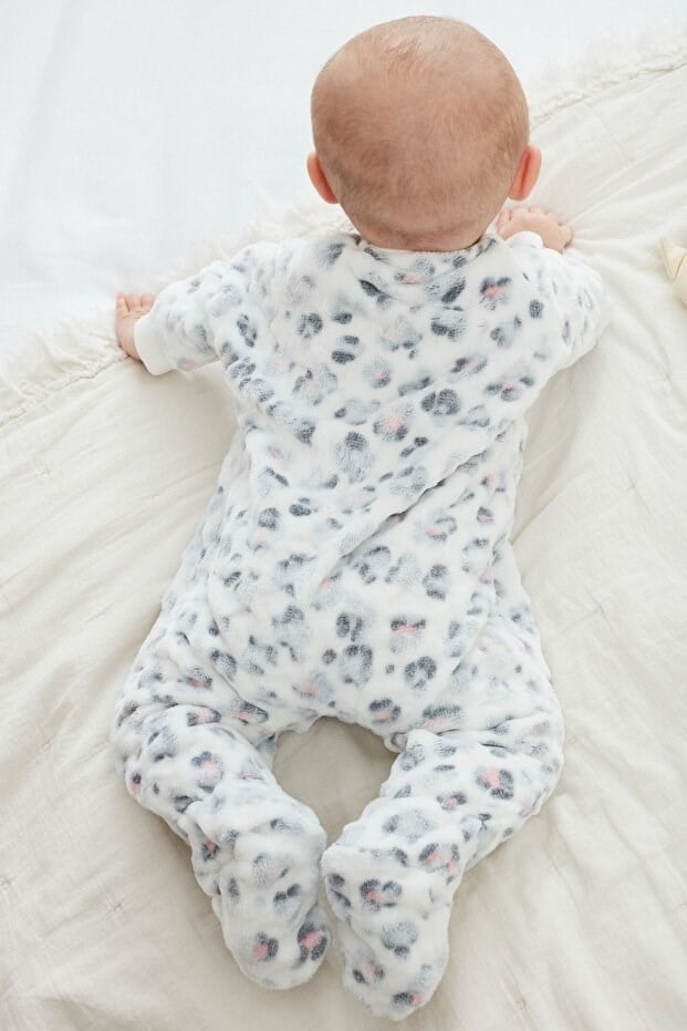 Next Baby Kız Bebek Leopar Baskılı Uyku Tulumu