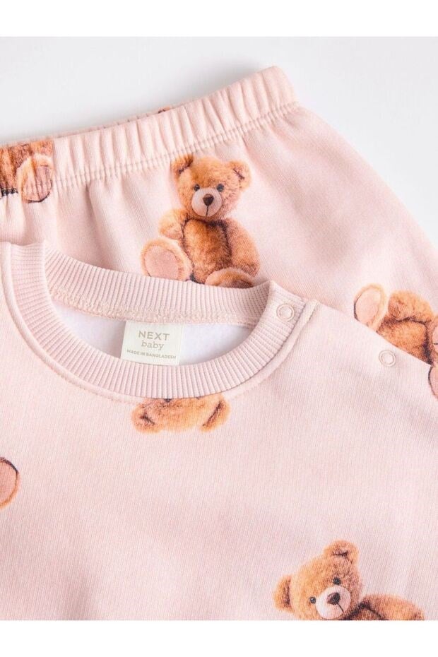 Next Baby Kız Bebek Sweatshirt Ve Tayt 2 Parça Set