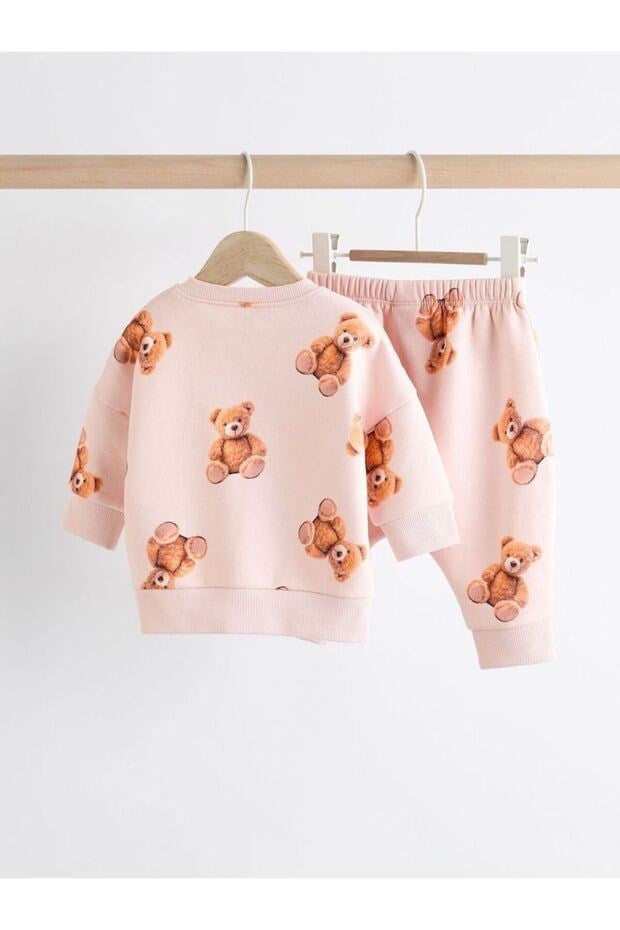 Next Baby Kız Bebek Sweatshirt Ve Tayt 2 Parça Set