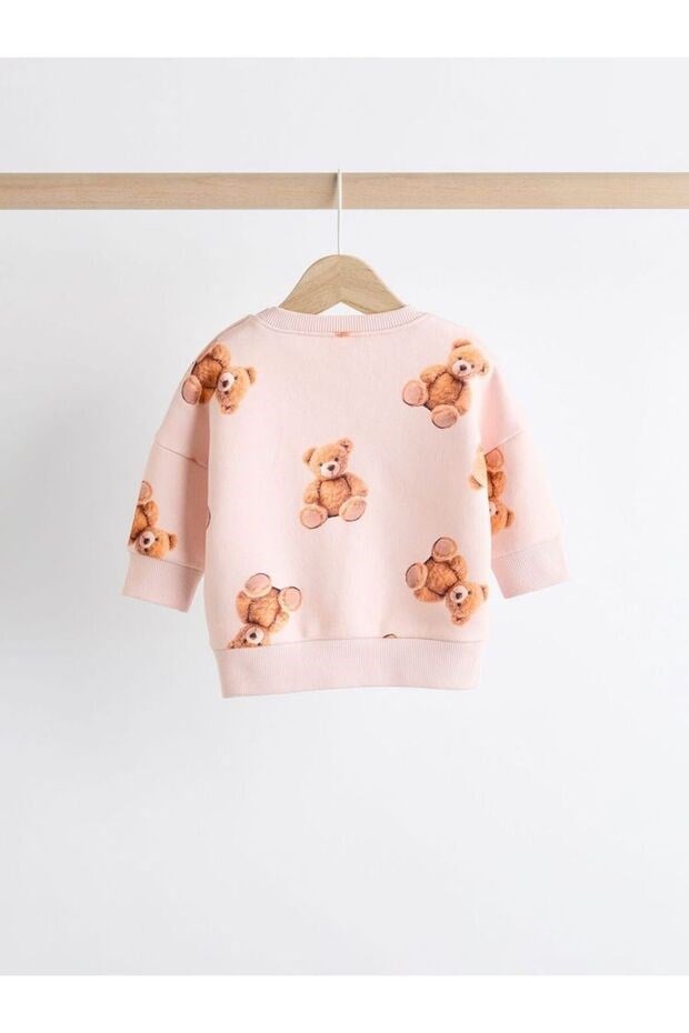 Next Baby Kız Bebek Sweatshirt Ve Tayt 2 Parça Set