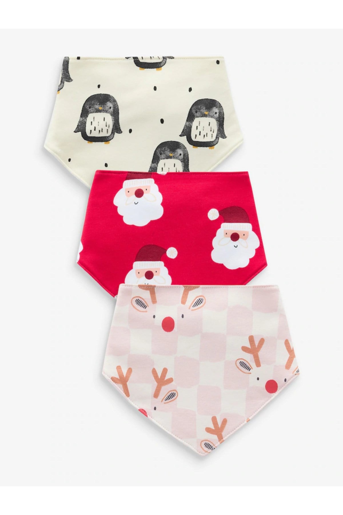 Next Baby Pamuklu Önlük 3lü Paket