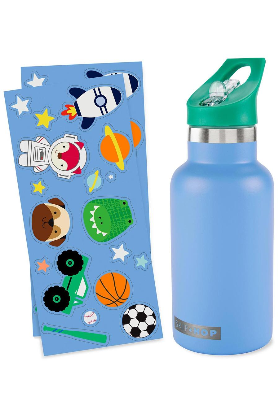 Skip Hop Spark Style Paslanmaz Çelik Stickerlı Suluk