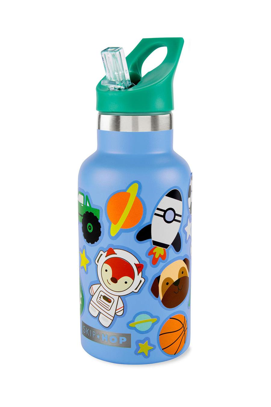 Skip Hop Spark Style Paslanmaz Çelik Stickerlı Suluk