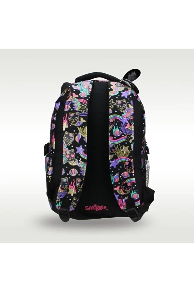 Smiggle - Sevimli Siyah Kedi Okul - Sırt Çantası
