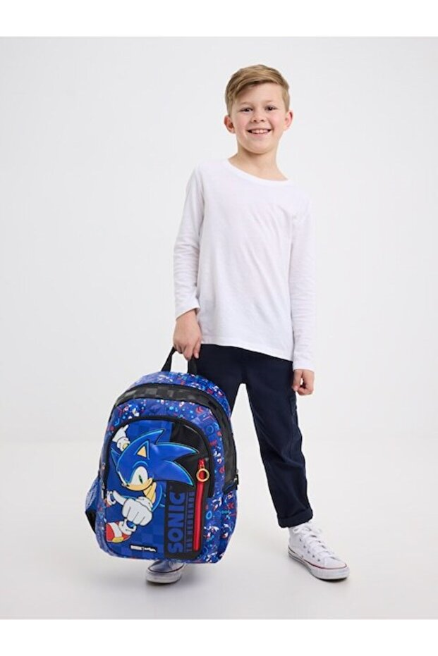 Smiggle - Sonic Serisi Classic Okul - Sırt Çantası