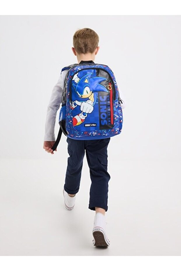 Smiggle - Sonic Serisi Classic Okul - Sırt Çantası