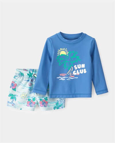 Carters Erkek Bebek Güneş Koruyucu Mayo Set