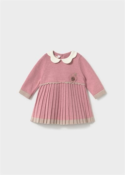 Mayoral Kız Bebek Örme Elbise Pembe