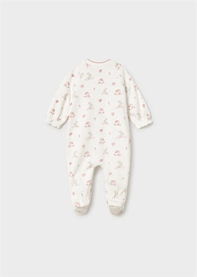 Mayoral Kız Bebek Pijaması Ekru-Pembe 2li Paket