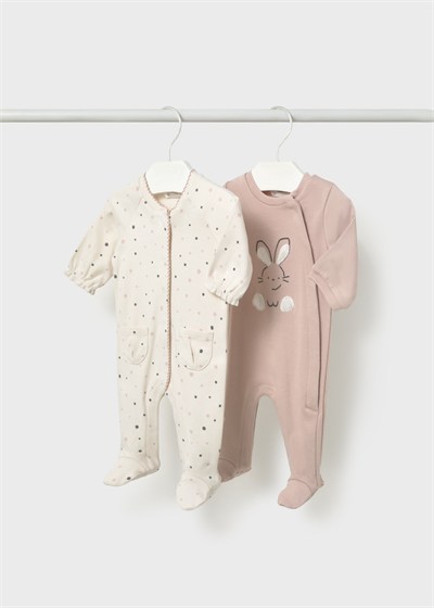 Mayoral Kız Bebek Pijaması Pembe 2li Paket