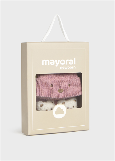 Mayoral Yenidoğan Erkek Ponponlu Şapka Çorap Takım