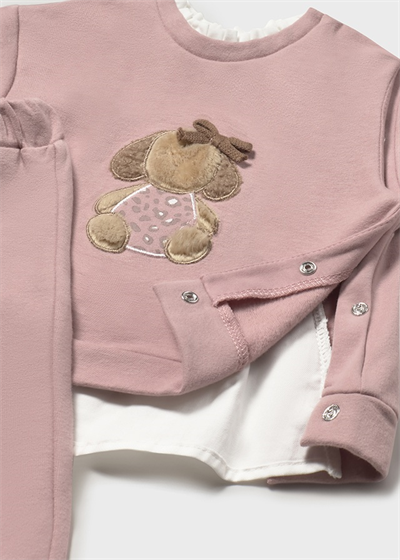 Mayoral Yenidoğan Kız Sweatshirt 2Li Takım