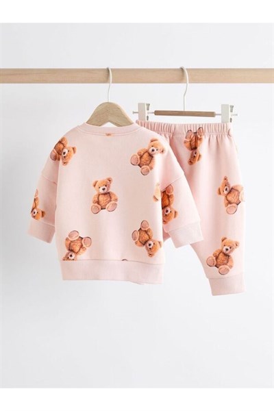 Next Baby Kız Bebek Sweatshirt Ve Tayt 2 Parça Set