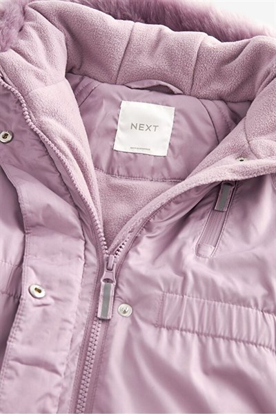 Next Baby Kız Çocuk İçi Polar Astarlı Kar Tulumu