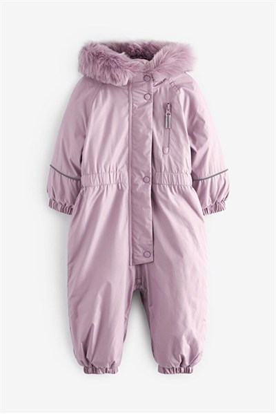 Next Baby Kız Çocuk İçi Polar Astarlı Kar Tulumu