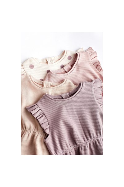 Next Baby Kız Çocuk Uyku Tulumu 4lu Paket