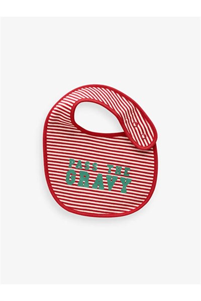 Next Baby Next Baby Next Baby Pamuklu Önlük 3lü Paket