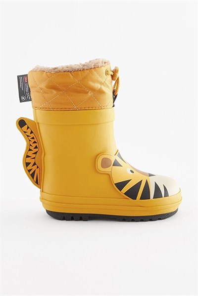 Next Baby  Sarı Kaplan Su Geçirmez Unisex Çocuk Çizme