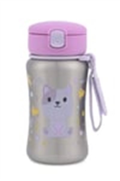 Skip Hop Besties Squad Pipetli Paslanmaz Çelik Suluk - Kedi