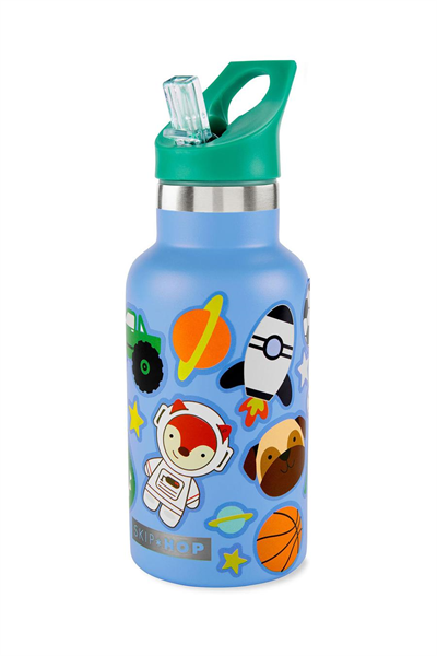 Skip Hop Spark Style Paslanmaz Çelik Stickerlı Suluk