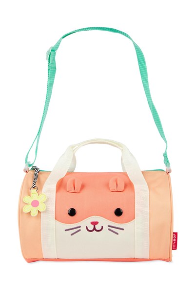 Skip Hop Zoo Hamster Figürlü Silindir Çocuk Spor ve Seyahat Çantası