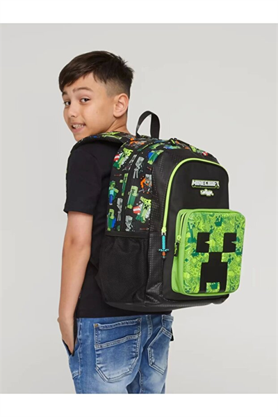 Smiggle - Minecraft Klasik Okul - Sırt Çantası